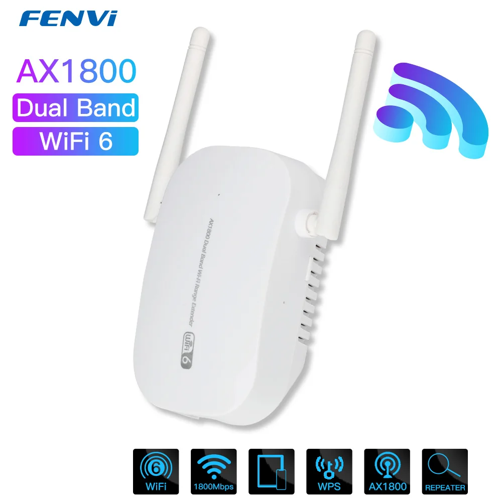Un enrutador wifi blanco con fondo azul