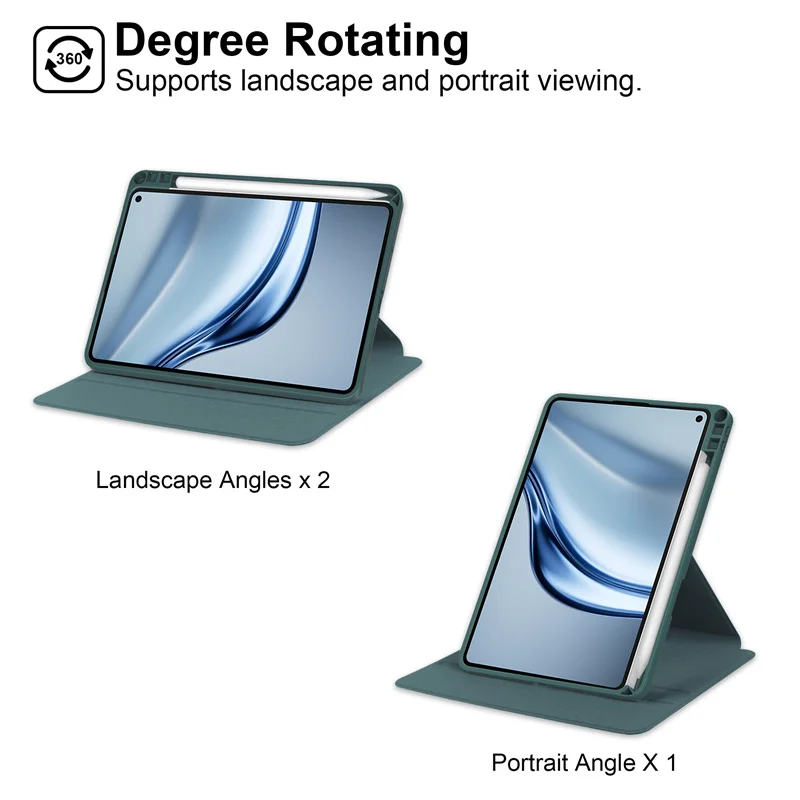 Funda con rotación de 360 grados para Huawei MatePad Mini, Funda de 8,8 pulgadas con portalápices, Funda trasera transparente acrílica para tableta Huawei MatePad Mini - imagen 3