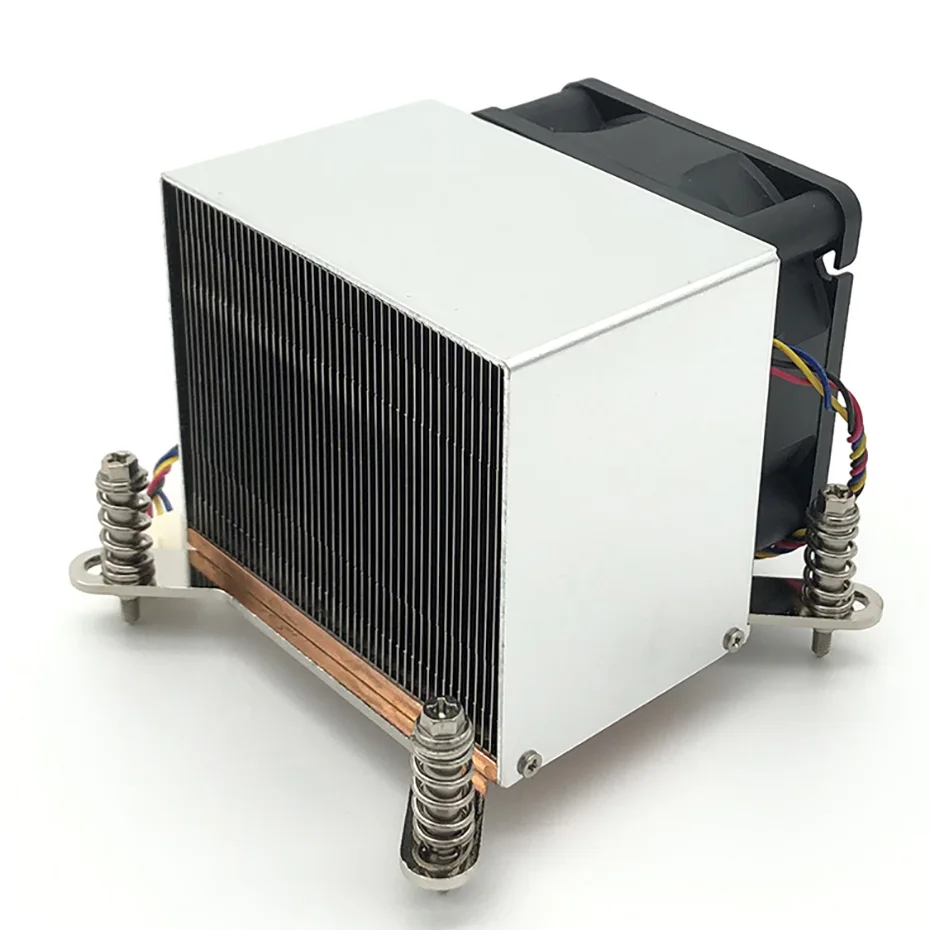 COOLSERVER-enfriador de CPU de servidor 2U6CA, radiador de 4 tubos de calor de alta calidad con 4 pines PWM, ventilador de refrigeración de 6mm para LGA 2011, disipador de calor de CPU