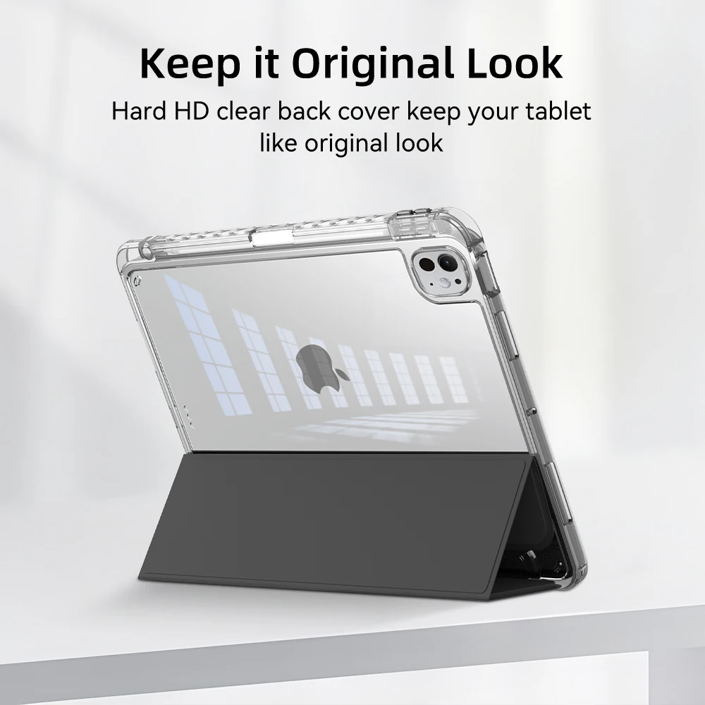 Para iPad Air 5 funda 2024 Air 6 11 iPad Pro 11 12,9 13 10 Gen 10,2 9th 8th 7th 9,7 6th 5th Mini 7 6 funda inteligente con portalápices - imagen 5