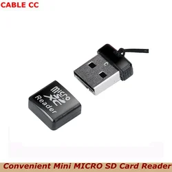 Lector Micro SD USB 2.0 – Adaptador M2/TF para Móvil y Tablet Negro Mini