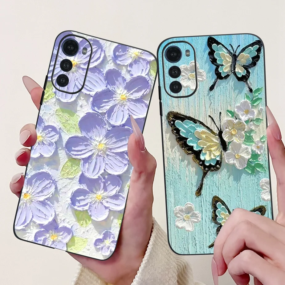 Para Motorola Moto E32 E32s funda pintada de moda funda de teléfono de silicona suave para Moto E32s E 32 MotoE32 MotoE32s Fundas parachoques - imagen 3