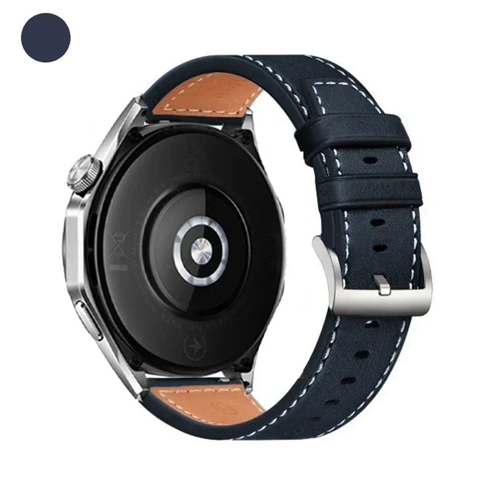 Correa de cuero para Fossil GEN 6 5E 5 44mm GEN 5 LTE 45mm/Carlyle/Garrett/Julianna, pulsera deportiva informal para hombre, correa de repuesto - imagen 3