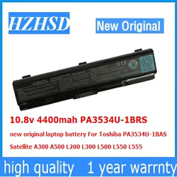 PA3534U-1BRS 10,8 V 4400mAh batería del ordenador portátil para Toshiba Satellite A200 A210 A300 A350 L300 L500D PA3533U PA3534U PA3535U-1BAS