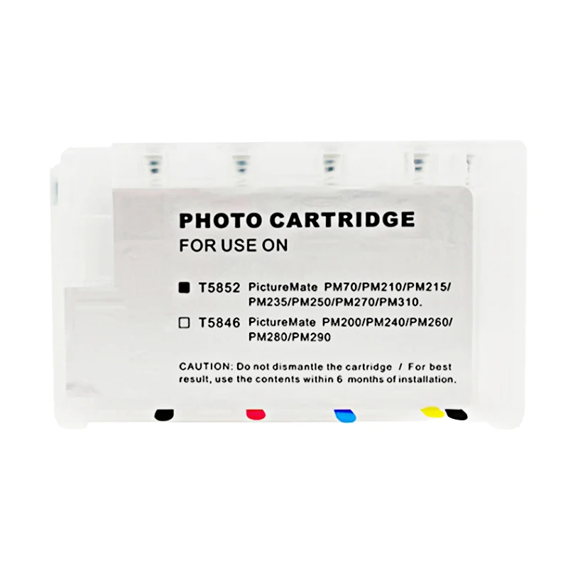 Einkshop-cartucho de tinta recargable para impresora Epson, T5846, PictureMate, PM280, PM200, PM240, PM290, PM225 - imagen 5