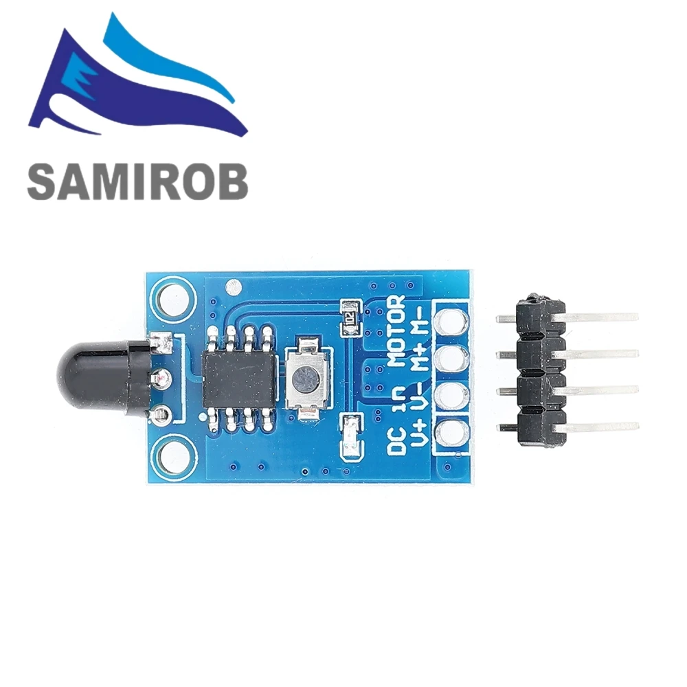 Módulo de Control de velocidad PWM inalámbrico hacia adelante/reversa DC3-12V, módulo controlador de Motor de cepillo CC con función de enclavamiento de bloqueo automático - imagen 2