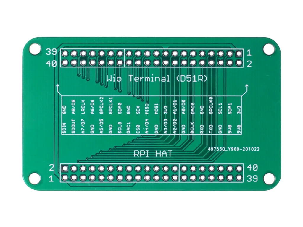 Placa adaptadora de sombrero Raspberry Pi de 40 pines seeed para Terminal Wio, pedido mínimo de 100 piezas - imagen 2