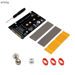 Adaptador M.2 NVMe a U.2 SFF-8639 con disipador para PC de sobremesa