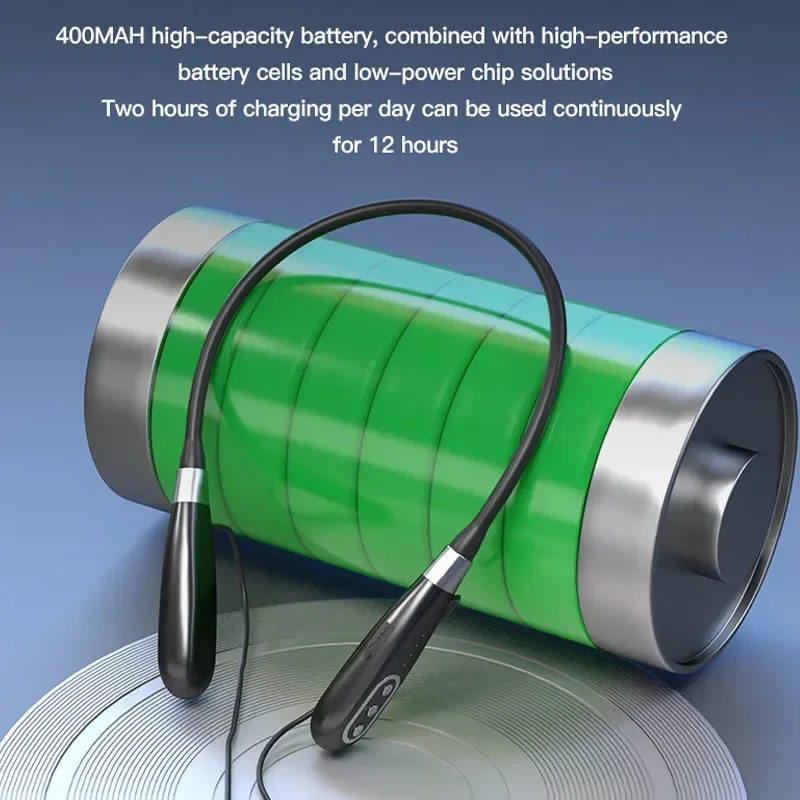 Auricular inalámbrico portátil, multifuncional, control remoto, tarjeta de sonido, teléfono móvil, transmisión en vivo, auriculares para colgar en el cuello - imagen 5