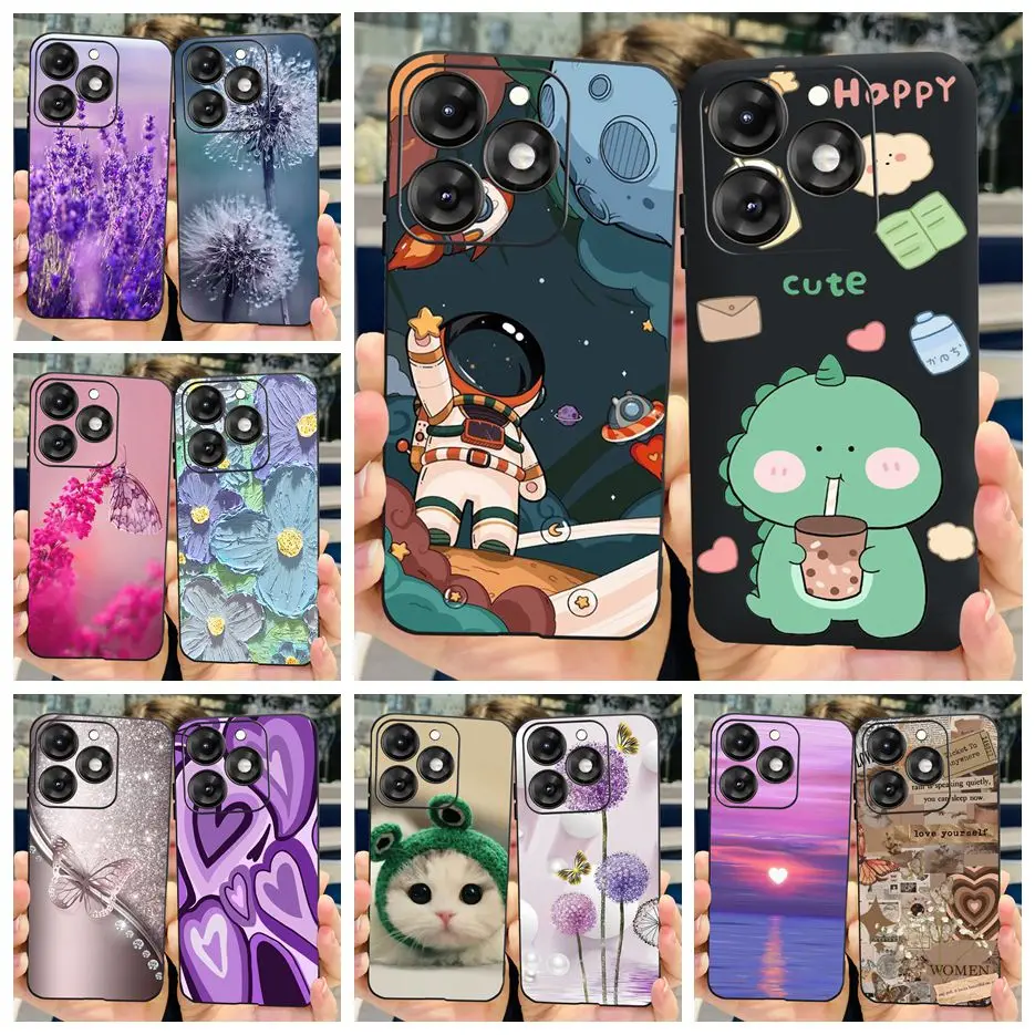 Funda de silicona suave para teléfono, carcasa con dibujos pintados para ITEL A70, A665L, 6,6 pulgadas