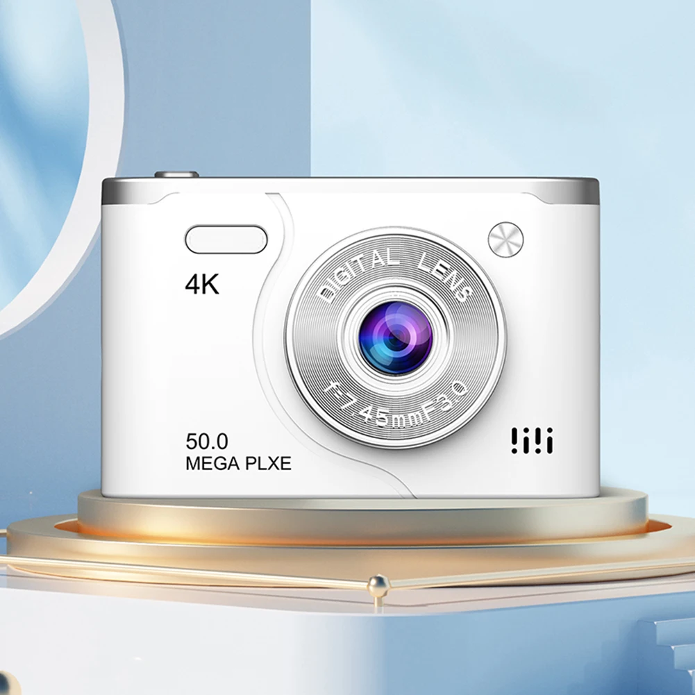 Cámara digital 8x Zoom digital Estilo retro Mini cámara Cámara de fotografía LCD de 2,4 pulgadas Cámara de video fotográfico para viajes y estudiantes - imagen 5