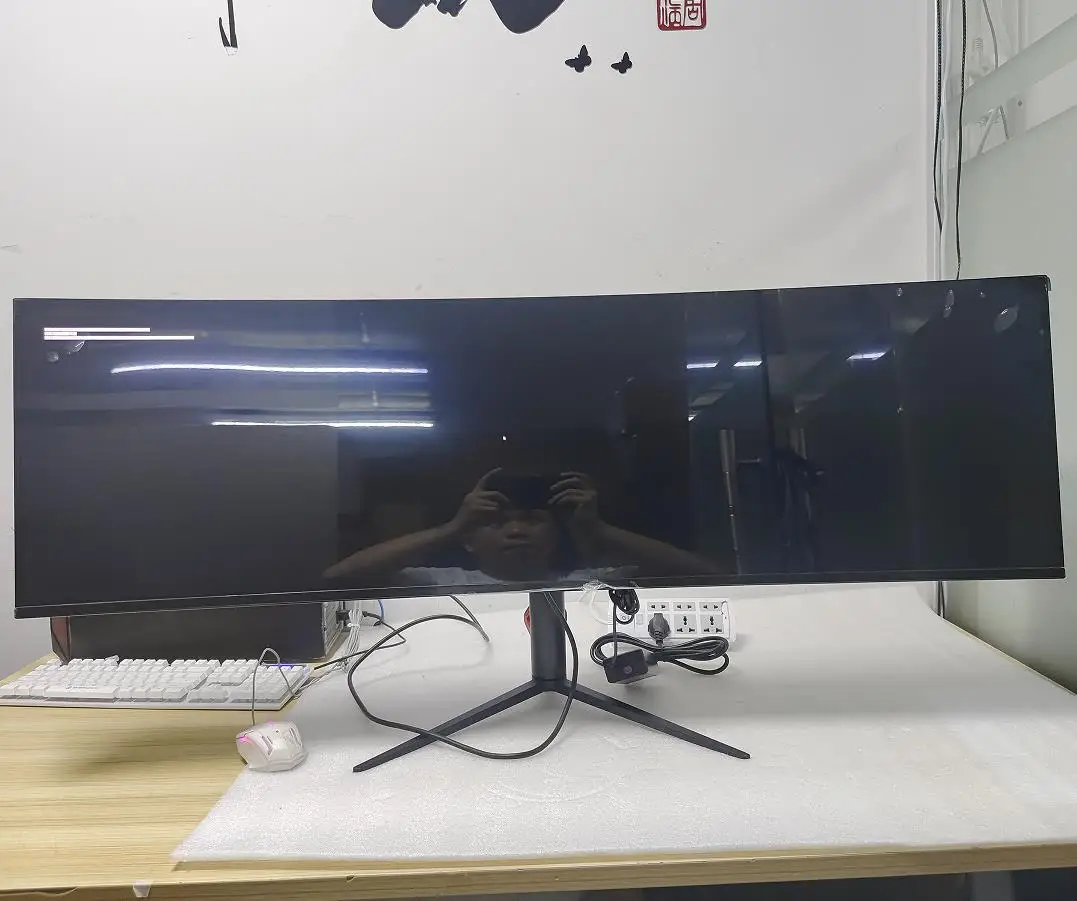 Pantalla ultraancha 49 pulgadas 5K 75/144Hz monitores curvos para juegos monitores de computadora de escritorio 49 "5120*1440 Monitor curvo para Ps Xbox