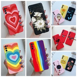 Funda Silicona Mate OPPO Find X3 Lite Patrón Arcoíris Corazón