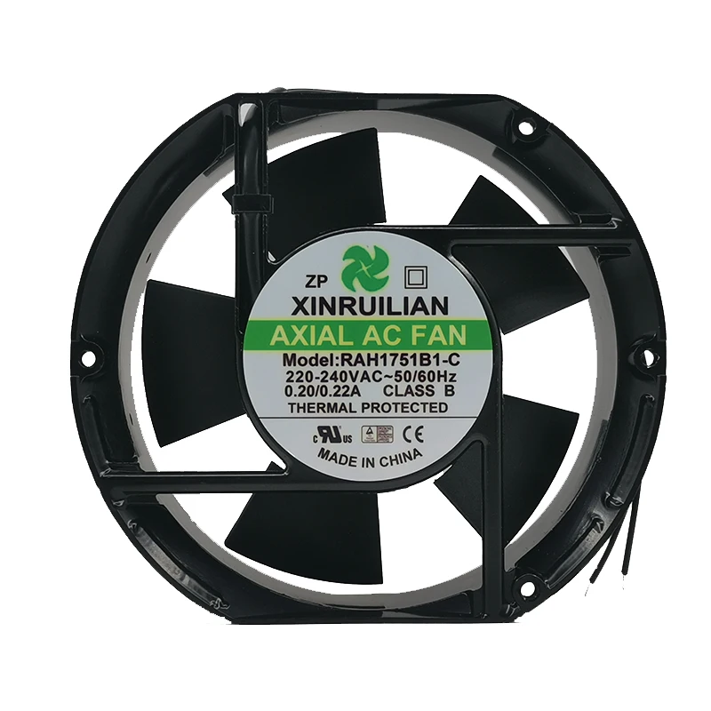 Xinruilian-ventilador de armario original, nuevo punto, RAH1751B1-C, 17251, 220-240V