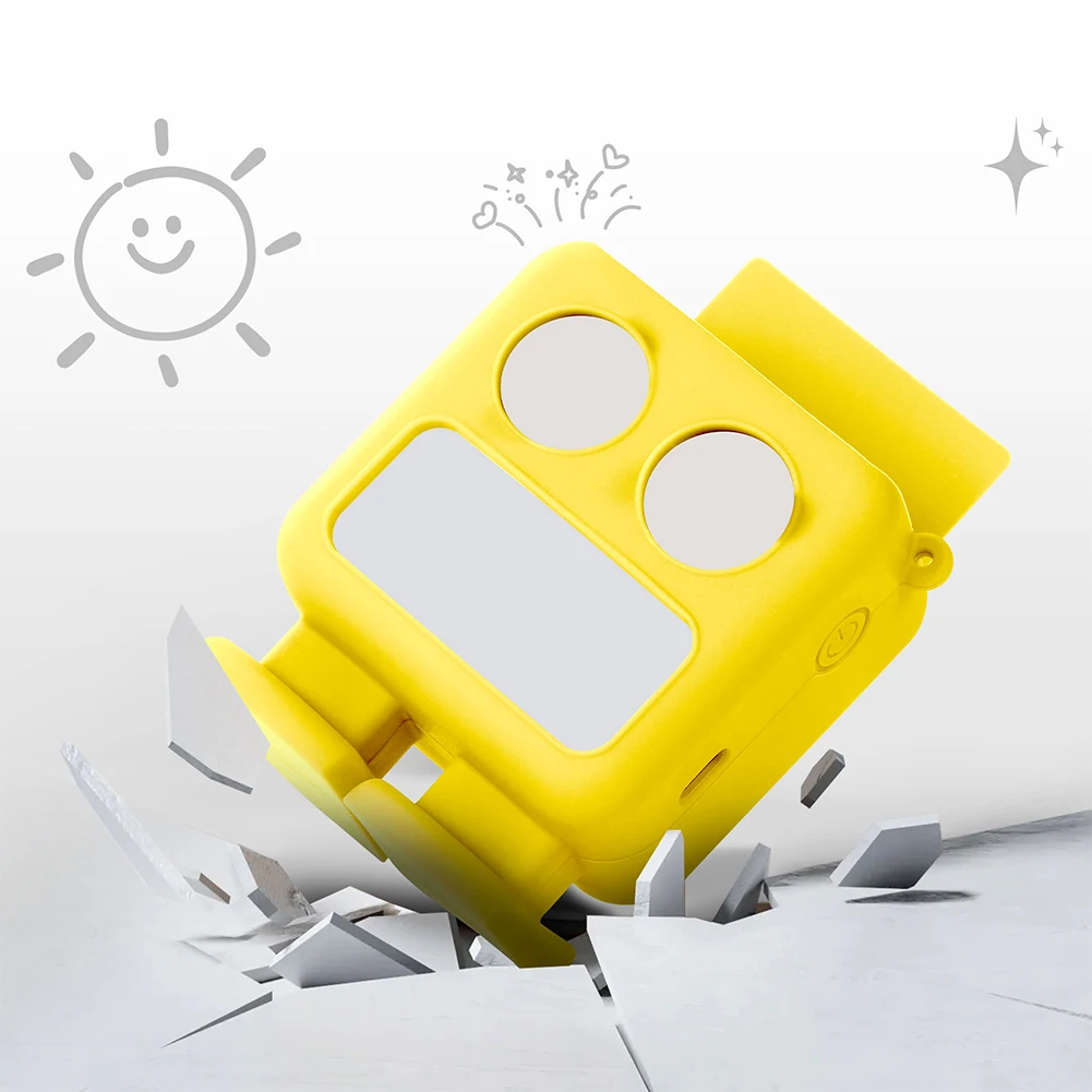 Funda protectora para Mini Player Yoto, funda de silicona de transporte impermeable con funda de silicona antideslizante para muñeca a juego