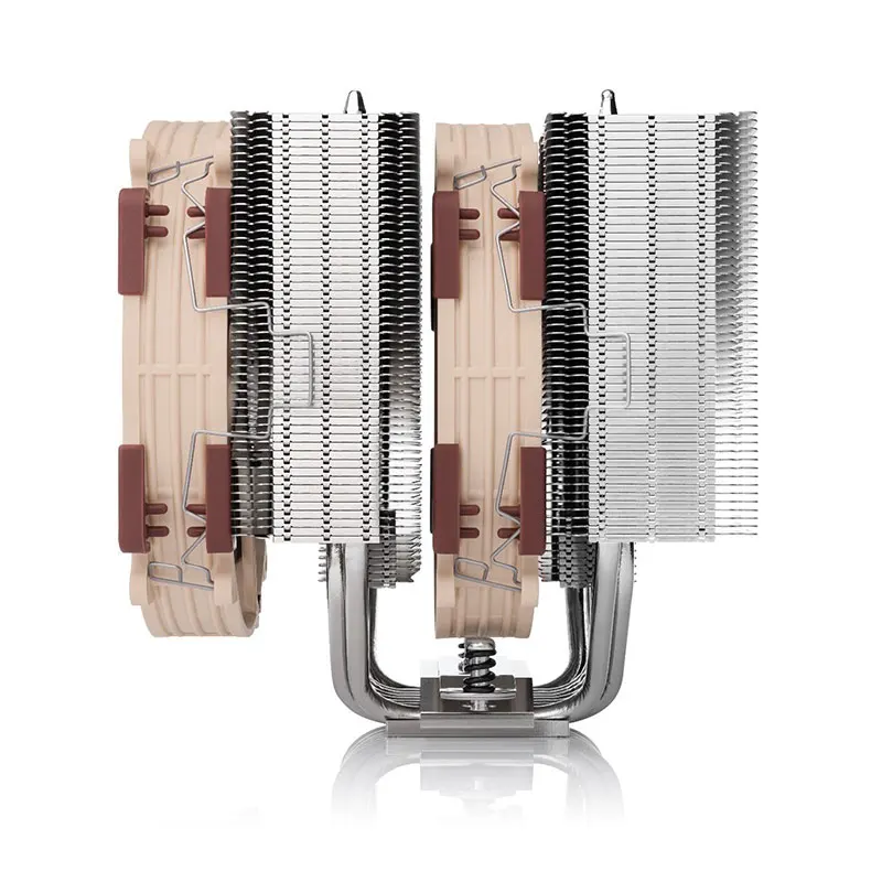 Noctua-Tubo de calor NH-D15 G2 8, radiador de ordenador, con 2 NF-A14x25r G2 PWM/NM-SD1, destornillador y NT-H2, juego de aletas de refrigeración asimétricas - imagen 4