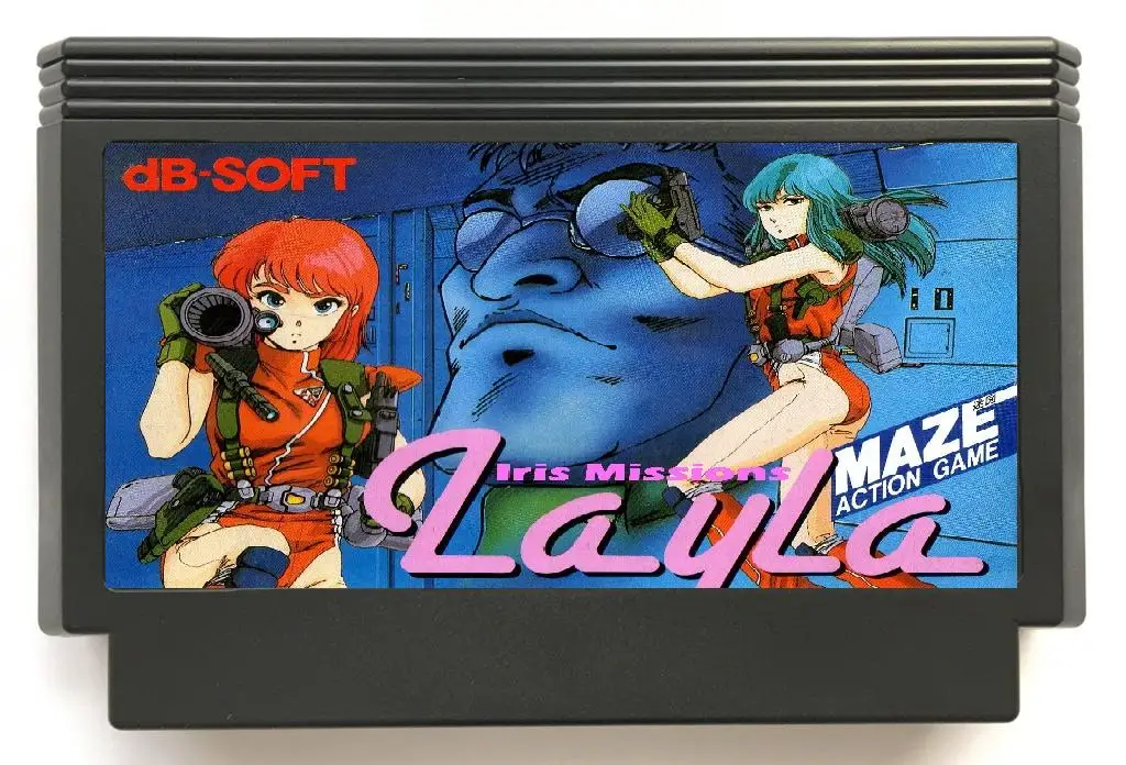Cartucho de juego LayLa The Iris Mission para consola NES/FC - imagen 2