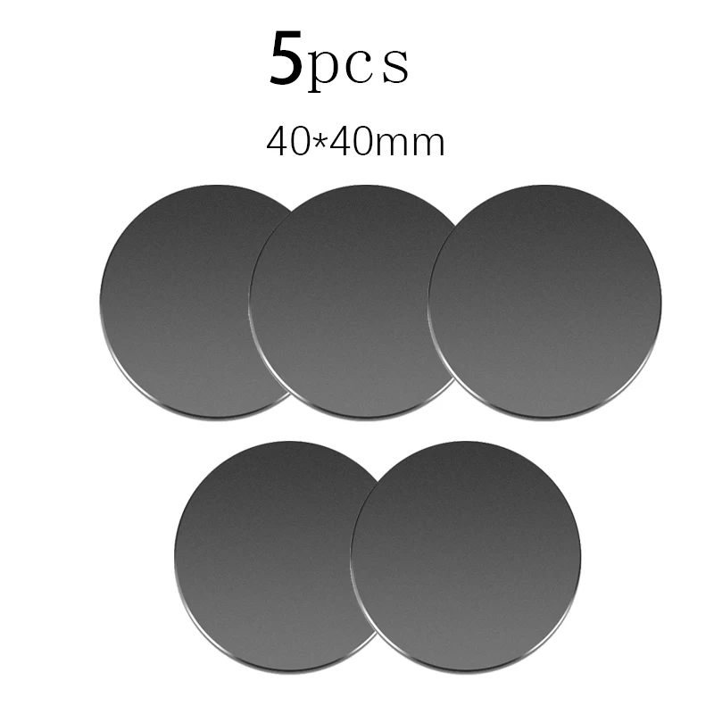 5PCS Black 40x40