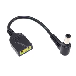 Cable convertidor macho a hembra cuadrado de 6,0mm x 3,7mm, Cable conector adaptador de corriente para ordenador portátil CC, 280W para cargador Asus de 21cm