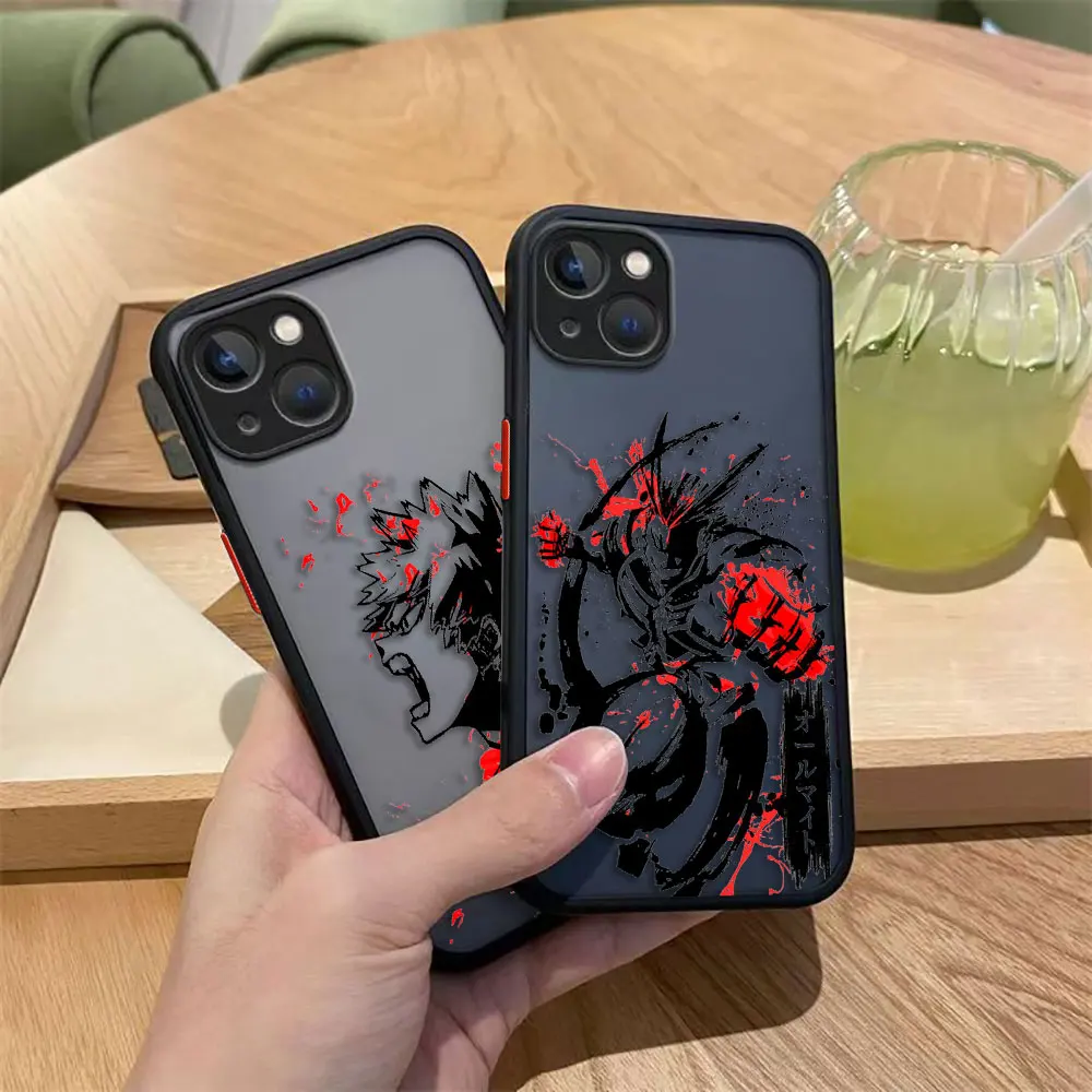 Comci My Hero A-Academia funda de teléfono mate para VIVO S1 T1 V15 V17 V19 V20 V21 V21E V23 V25 V29 S15 V23E S12 V50 LITE GT TPU - imagen 3