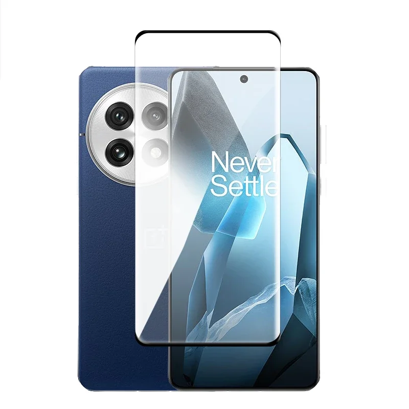 Para OnePlus 13 Protector de pantalla de cubierta completa curvada 3D de vidrio para OnePlus 11 12 13 5G vidrio templado para OnePlus 13 5G película de lente - imagen 5