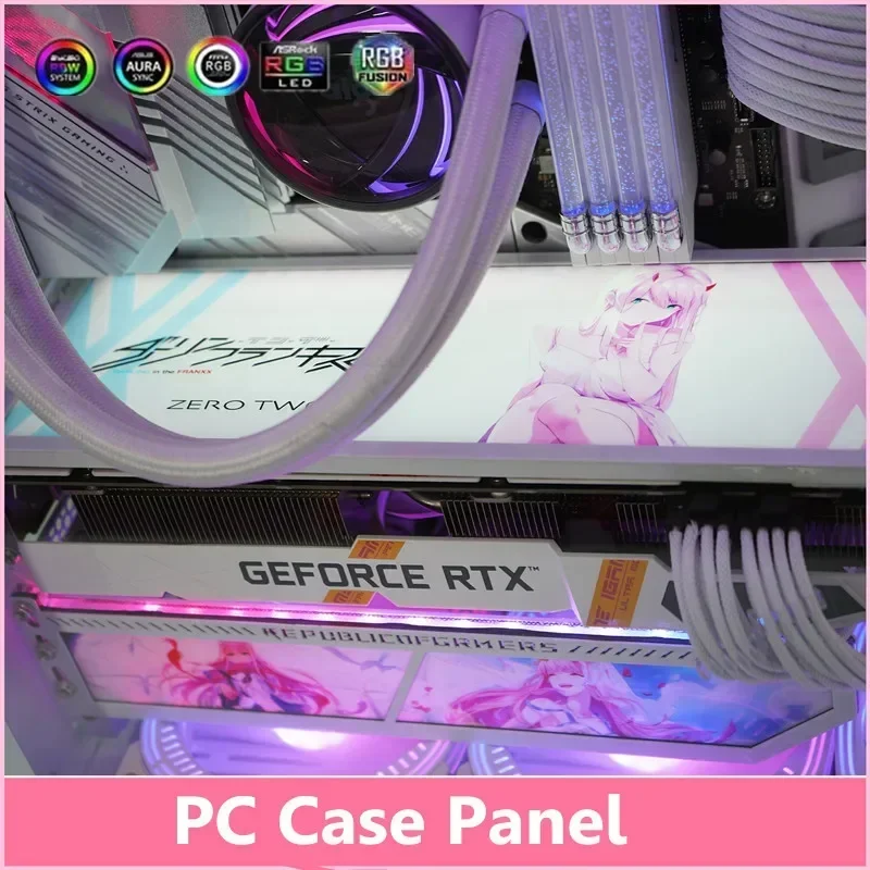 DIY personalizado LIAN LI Dynamic Case Panel frontal RGB Refit reemplazo O11XL y O11 MINI y O11 EVO Chasis Modding Plate Shroud SYNC - imagen 3