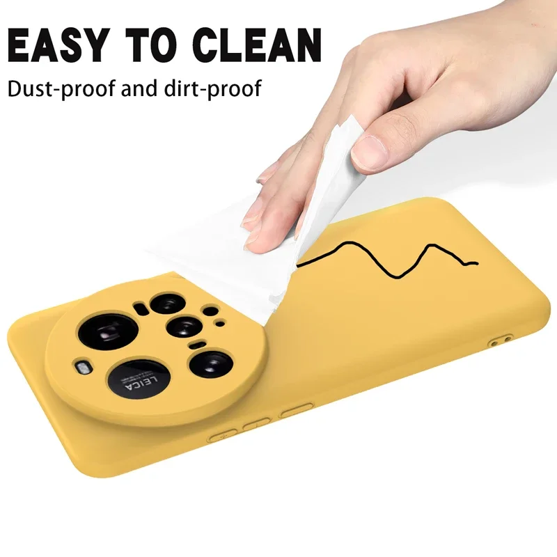 Para Xiaomi 15 Ultra funda suave de silicona líquida Premium con flocado dentro de la cubierta para Xiaomi Mi 15 Ultra con correa - imagen 4