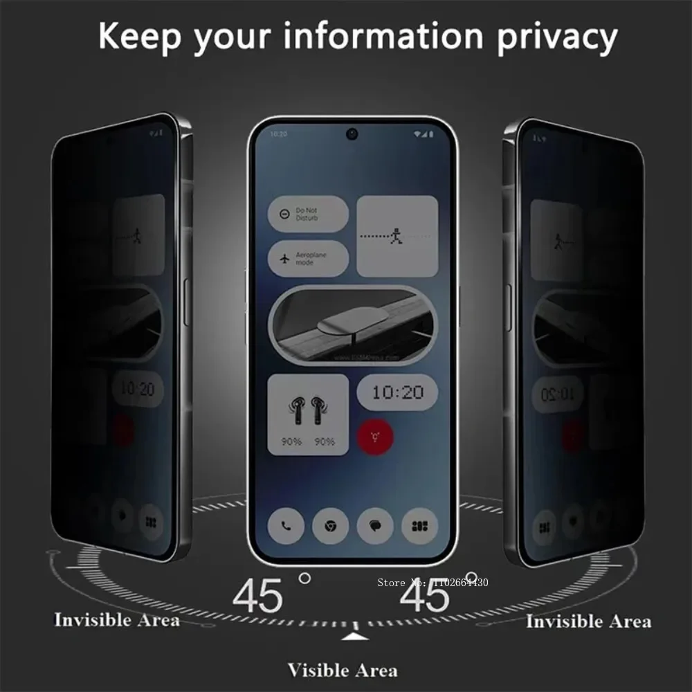 Protectores de pantalla de privacidad 3D 6 en 1 para Google Pixel 8a, vidrio templado protector antiespía para Google Pixel 8 8 Pro, película de cámara - imagen 2