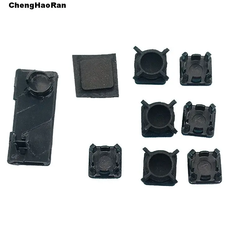 Juego de almohadillas de goma para PS3 Slim 2000 3000, cubierta inferior de silicona, color blanco/Negro, 1 Juego - imagen 2