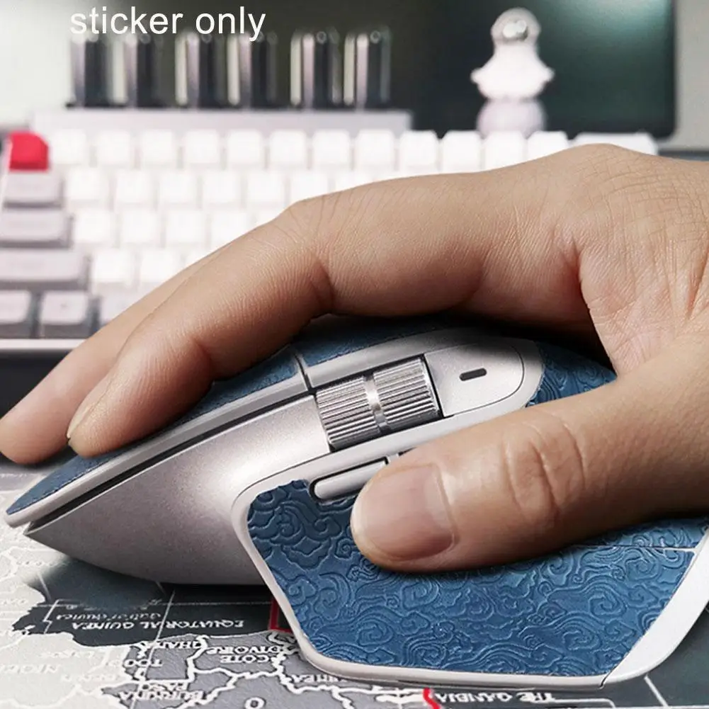 Pegatina de ratón antideslizante aplicable para Logitech MX Master3, cinta de agarre, patín hecho a mano, antideslizante, succiona el sudor - imagen 4