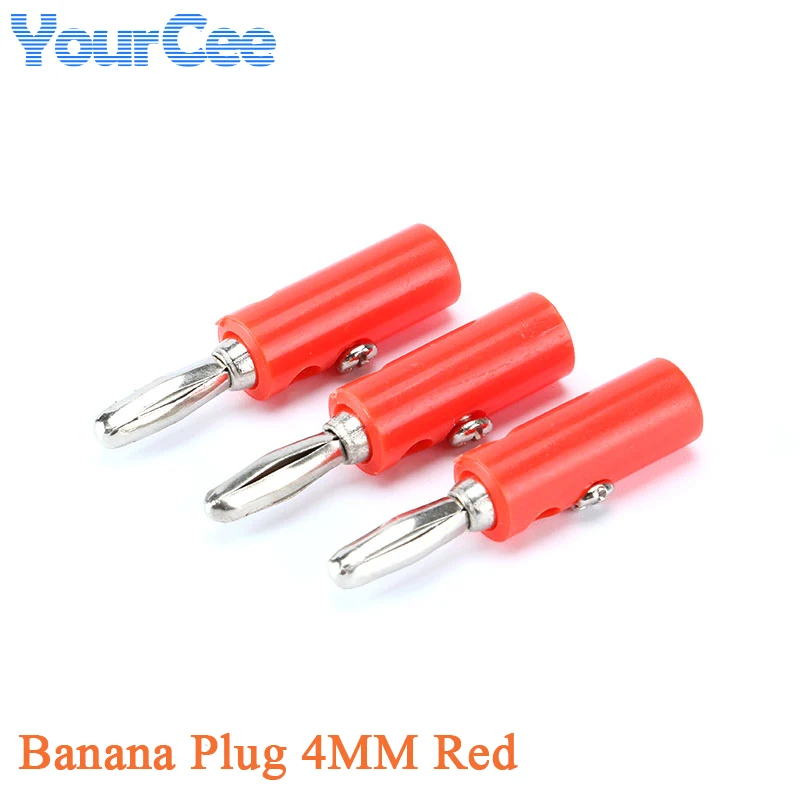 Plug 4mm Red