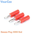Plug 4mm Red