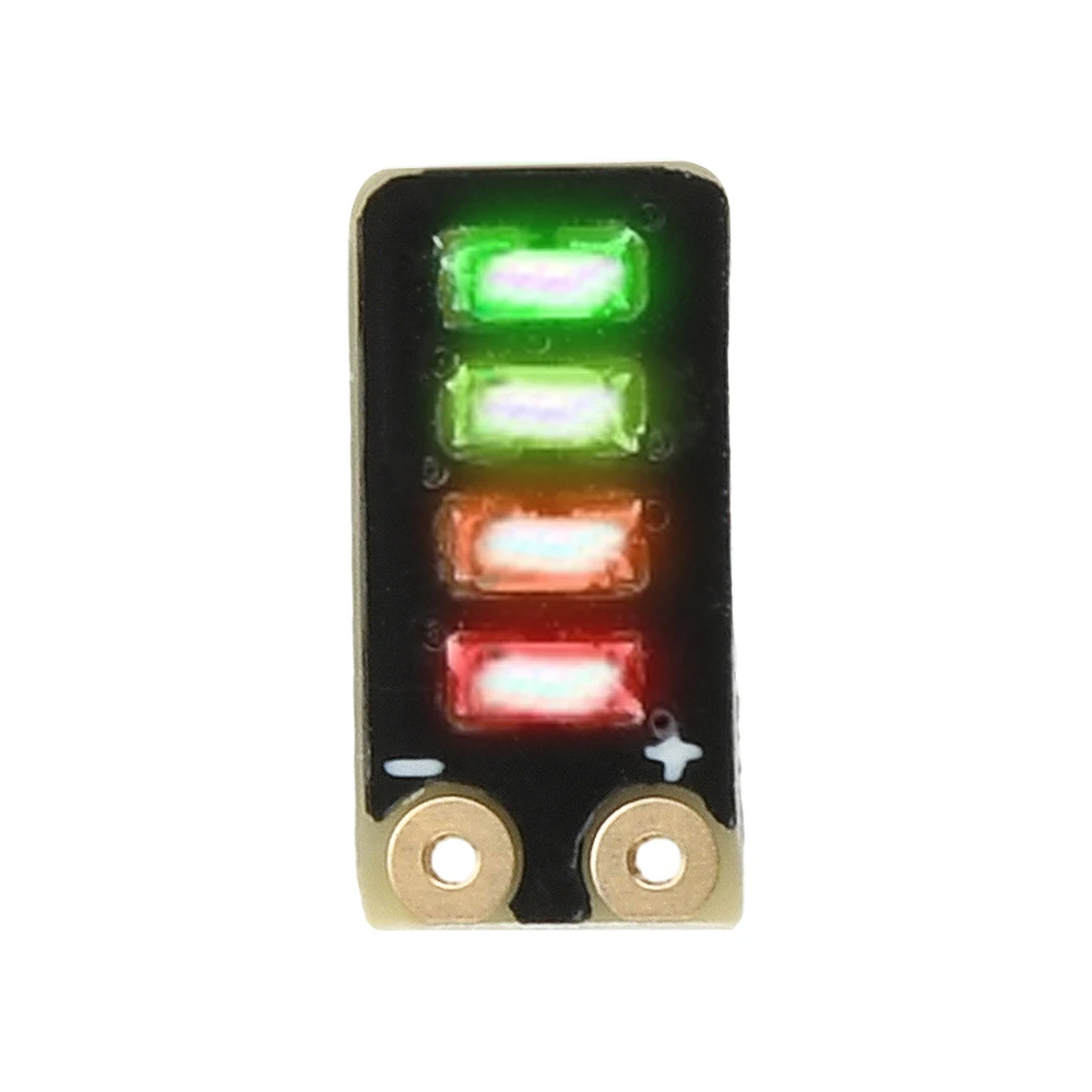 5 uds Mini luz LED 3,7-4,2 V módulo de medición pantalla de potencia para batería de litio ternaria 1S alta precisión baja tasa de autodescarga - imagen 5