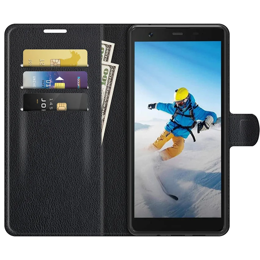 Funda de cuero con tapa para Blackview BV6300 Pro, carcasa con soporte para teléfono, BILLETERA, para Blackview BV6300 Pro - imagen 3