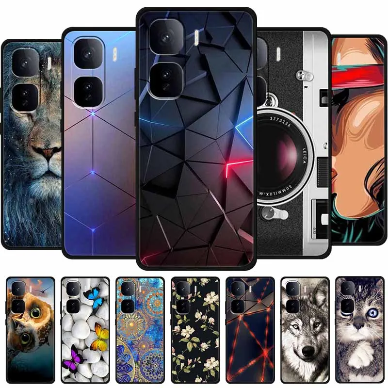 Para VIVO IQOO NEO10 PRO + funda animales silicona suave TPU fundas de teléfono contraportada para Neo 10 Pro Plus León protector Lobo nueva Capa