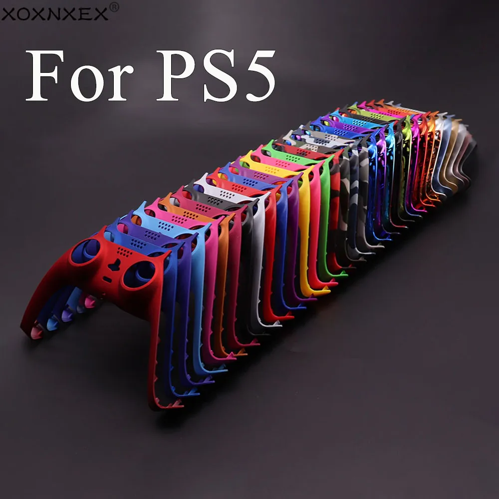 Tira decorativa con mango de Joystick de controlador colorido, tira decorativa para mando de PS5, cubierta de caja embellecedora de plástico, 1 Uds.