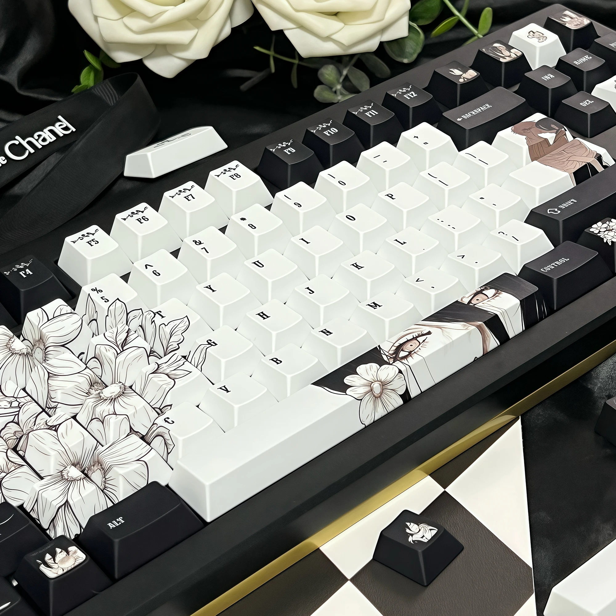 Juego de teclas con tema Reze 3,0 Pro, teclas personalizadas originales hechas a mano con perfil de cereza PBT para accesorios de teclado mecánico, regalo DIY - imagen 2