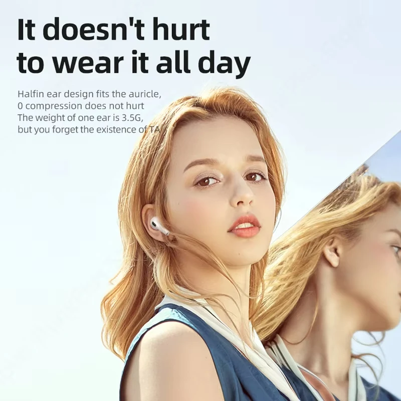 Choice LP40 NUEVOS auriculares Bluetooth V5.0 Auriculares semi-in-ear para exteriores Reproducir música con auriculares compatibles con Android y iOS - imagen 3