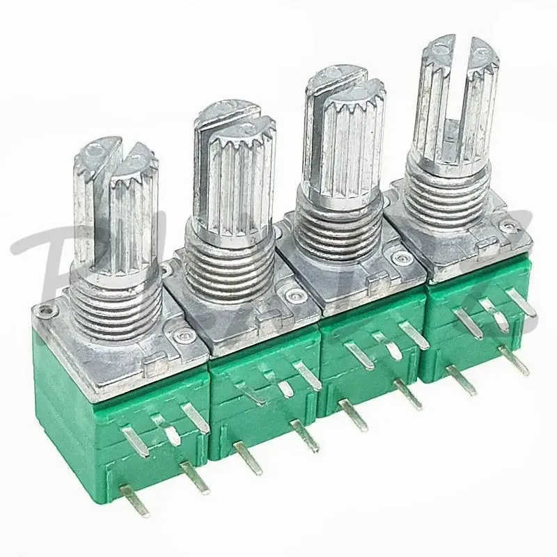 10 Uds RV097NS B 1K 5K 10K 20K 50K 100K 500K OHM B50K B100K con un interruptor de audio eje de 5 pines potenciómetro de sellado de amplificador de 15mm - imagen 4