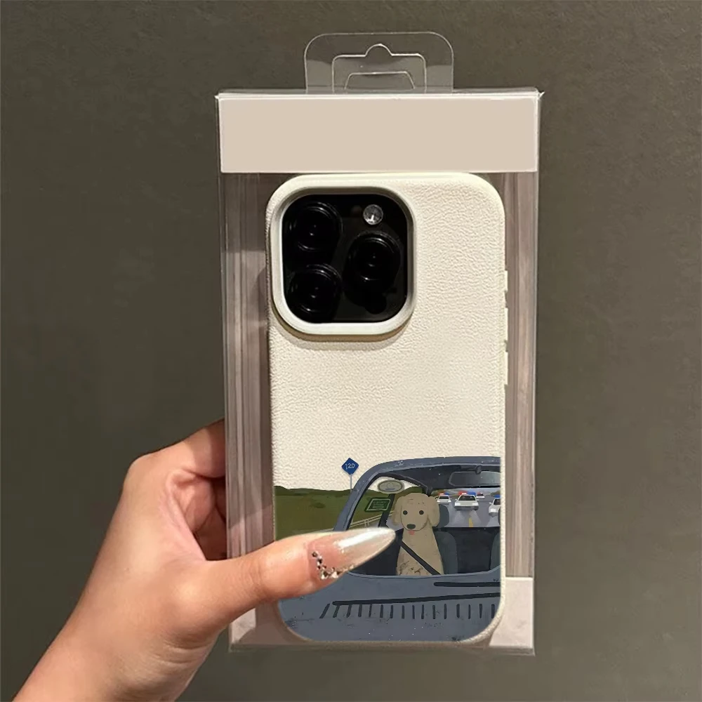 Funda de teléfono con dibujos divertidos para parejas de perros para iPhone 16 Pro Max Coque 15 Pro Max 14 13 12 11 17 Air X XR Funda suave a prueba de golpes - imagen 4