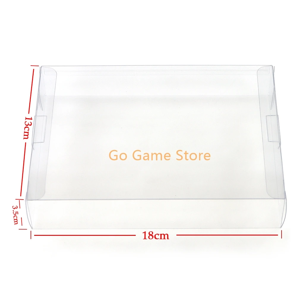 20 piezas transparente para caja de juego SNES N64, funda protectora, juegos CIB, cajas de juego protectoras de plástico PET - imagen 2