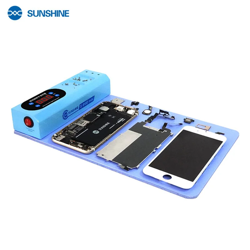 SUNSHINE S-918E MINI separador de pantalla LCD para reparación de teléfonos móviles máquina de eliminación de pantalla rápida de calentamiento rápido - imagen 2