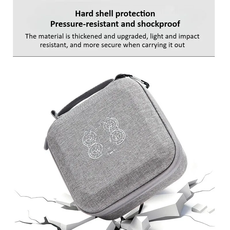 Bolsa de almacenamiento para DJI Neo 2, bolso antiestrés, carcasa dura, cuerpo de Dron a prueba de golpes + Estuche de transporte para controlador, accesorios para Dron - imagen 3