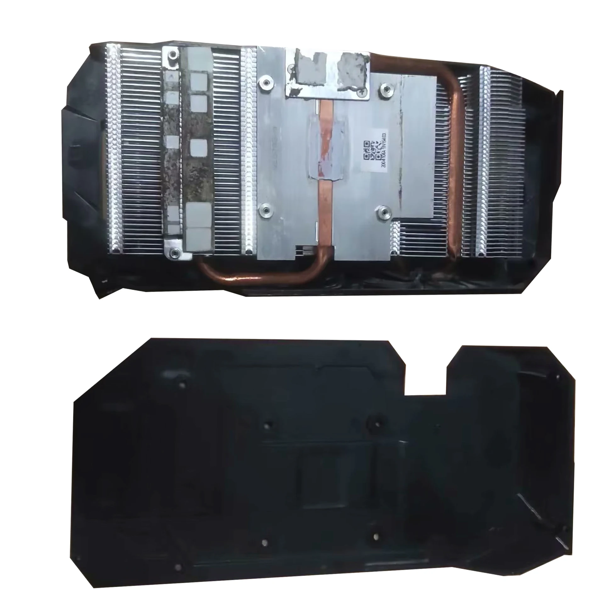 Disipador de calor de vídeo gráfico para Gigabyte Geforce GTX1660 Supper OC 6G refrigeración de tarjeta de vídeo con placa posterior - imagen 2