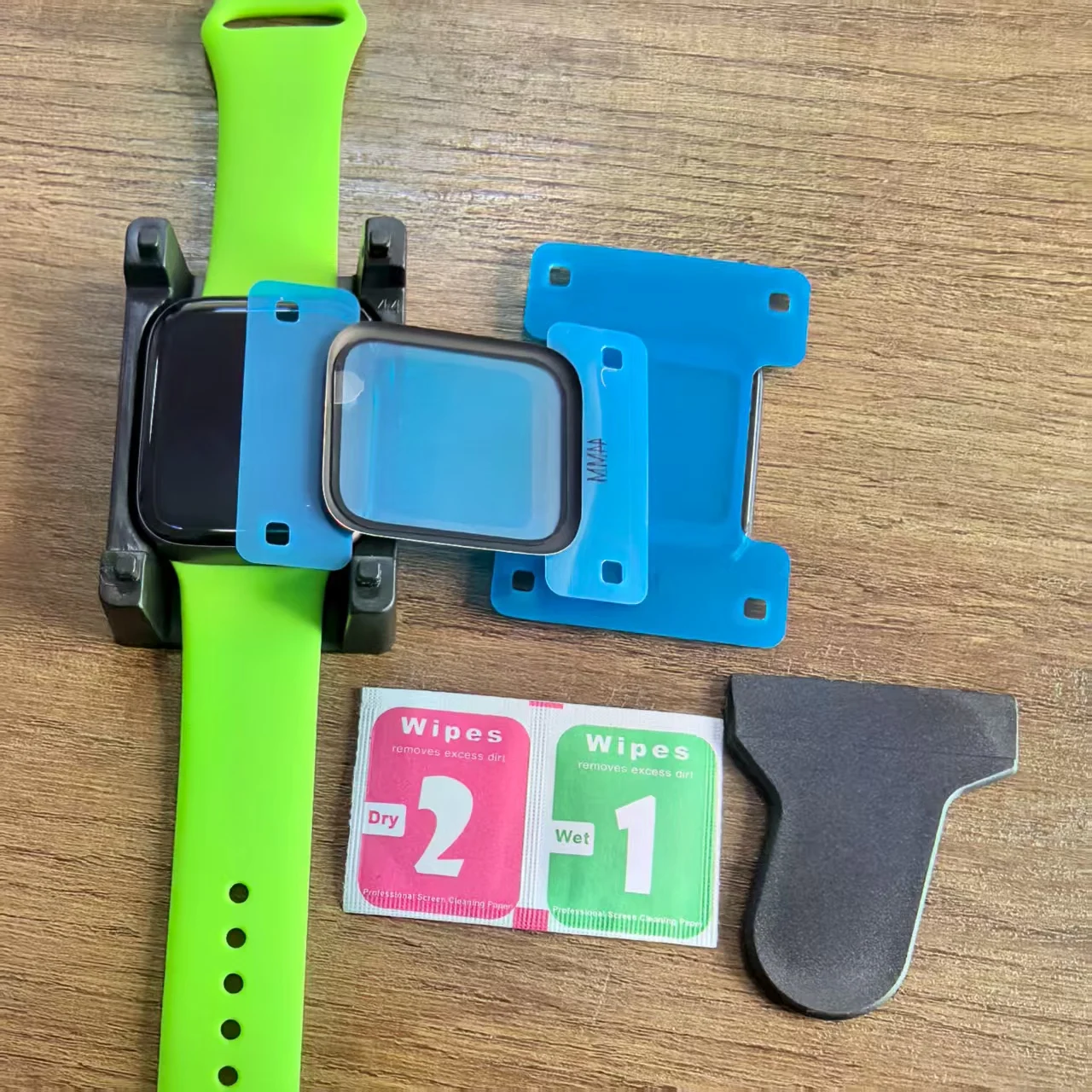 Para Apple Watch Series 11-10 9-8-7-6 5 Se 42-46mm 41mm 45mm 40 44mm herramienta de dispositivo de posicionamiento + Protector de pantalla de película ultra 3/2 49mm - imagen 2