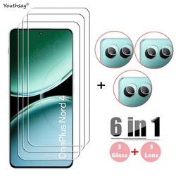 OnePlus Nord 4 Vidrio templado 6 en 1 - Protector pantalla y cámara