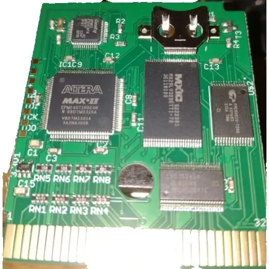 GBC MBC3/5 Función RTC Soporte 3 ROMS Game Boy Tarjeta flash de juego en color