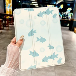 Fundas iPad Pro 10-11" y Air – Diseño de Peces Antigolpes