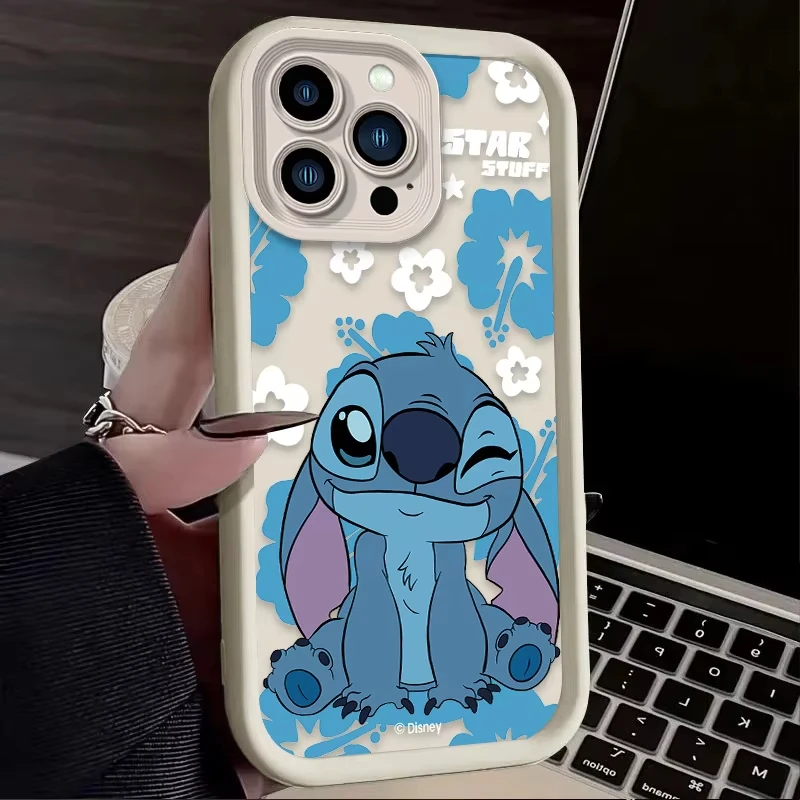 Funda de teléfono de punto de dibujos animados de Disney para Samsung Galaxy A55 A54 A35 A15 S25 Ultra S24 S23 S22 S21 Plus S20 FE, funda trasera a prueba de golpes - imagen 3