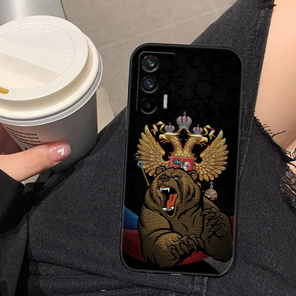 Funda de teléfono personalizada con emblema de banderas rusas para Realme C75 C65 C63 C55 C53 C35 C33 C30 C21Y C21 C20 C15 C11 GT NARZO 50 50I Funda - imagen 5